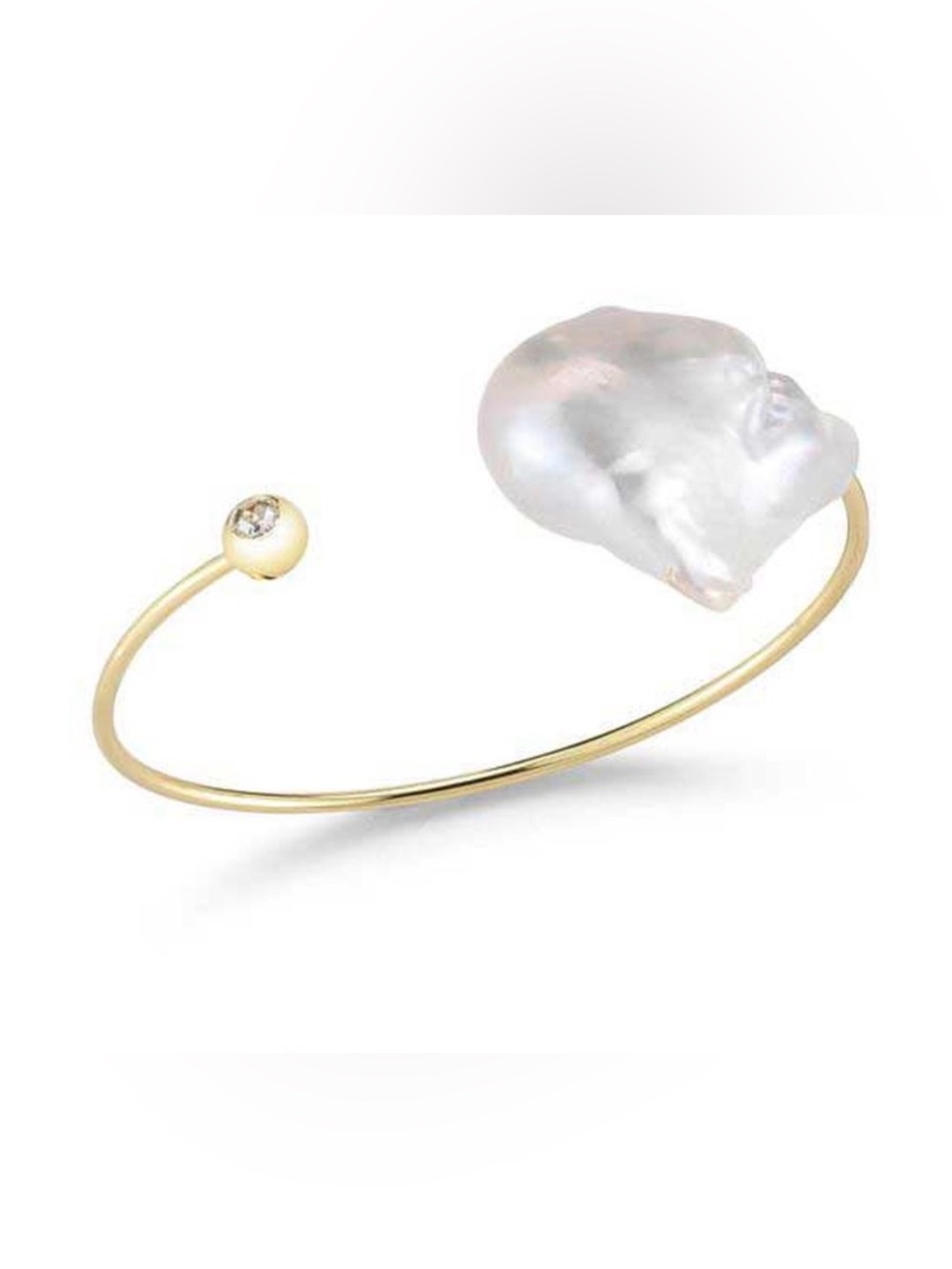 Mizuki 14k gold pearl diamond bracelet